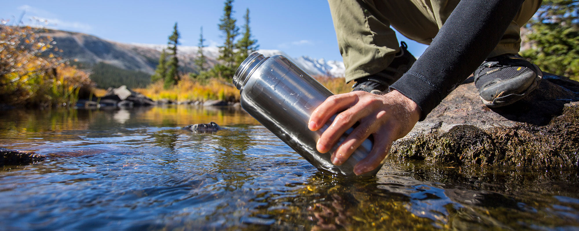 Non-Insulated Wide Mouth Steel Water Bottles | Klean Kanteen