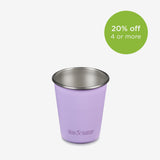 10oz Steel Cup - Crocus Petal purple color - 20% off 4 or more
