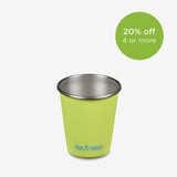 10oz Steel Cup - Juicy Pear yellow - 20% off 4 or more