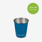 10oz Steel Cup - blue color - 20% off 4 or more