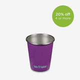 10oz Steel Cup - Sparkling Grape color - 20% off 4 or more