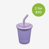 10oz Kid's Sippy Cup with Straw - Purple - 2 for $30