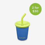 10oz Kid's Sippy Cup with Straw - Blue - 2 for $30