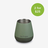 10oz wine tumbler - green - 2 for $25