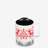 12oz Camp Mug with reindeer graphic (back side)