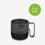 14oz coffee mug - black - 2 for $30