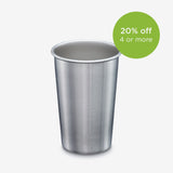 16oz Steel Pint Cup - brushed color - 20% off 4 or more