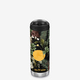 Klean Kanteen tumbler owl floral design - back side