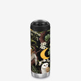 16oz Tumbler with owls and floral graphic