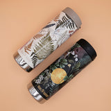 Two floral and fall patterned tumblers