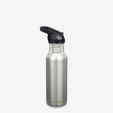18oz Water Bottle with Flip Seal Sport Cap - Brushed color