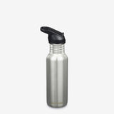 18oz Water Bottle with Flip Seal Sport Cap - Brushed color