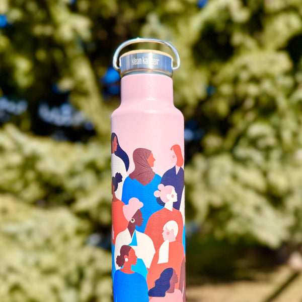 20oz Insulated Water Bottle - Women's Day graphic