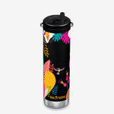 20oz water bottle with tropical graphics