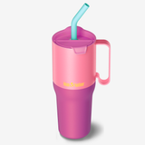 36oz Tumbler with Straw Lid - Pink Lemonade Kaleidoscope