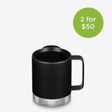 12oz Camp Mug - black - 2 for $50