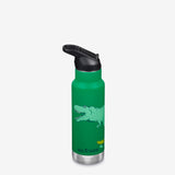 12oz Kids' Insulated Water Bottle - Dino Skate graphic