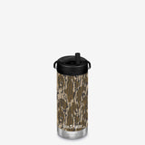 12oz Insulated Water Bottle with Straw Lid - Mossy Oak Camo - Bottomland Original