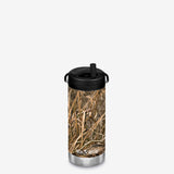 12oz Insulated Water Bottle with Straw Lid - Mossy Oak Camo - Shadow Grass Habitat