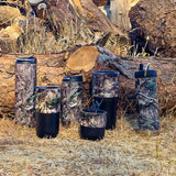 Mossy oak collection of bottles and tumblers