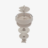 Klean Cafe Cap exploded view to show pieces