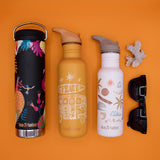 Water bottles with summer and beach graphics - 3 sizes and styles