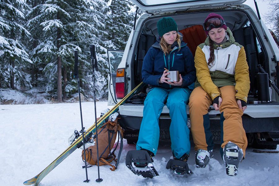 16oz Insulated Food Container - Skiing