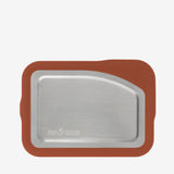 34 oz Steel Lunch Box - Meal - autumn glaze color - top view