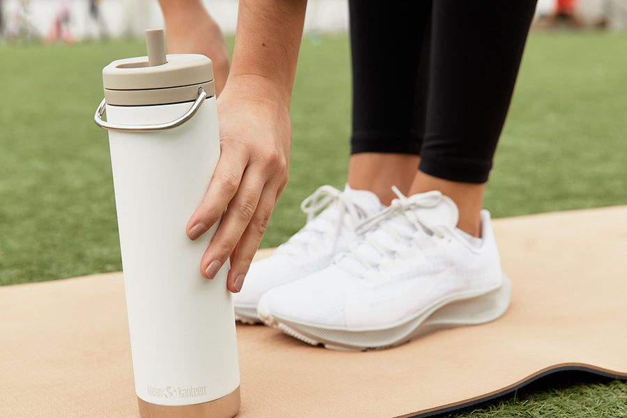 20 oz Insulated Bottle for Yoga with Straw Lid