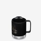 12oz Camp Mug - Black with Mountain Graphic