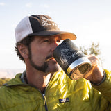 Camp Mug - Mountain Graphic black