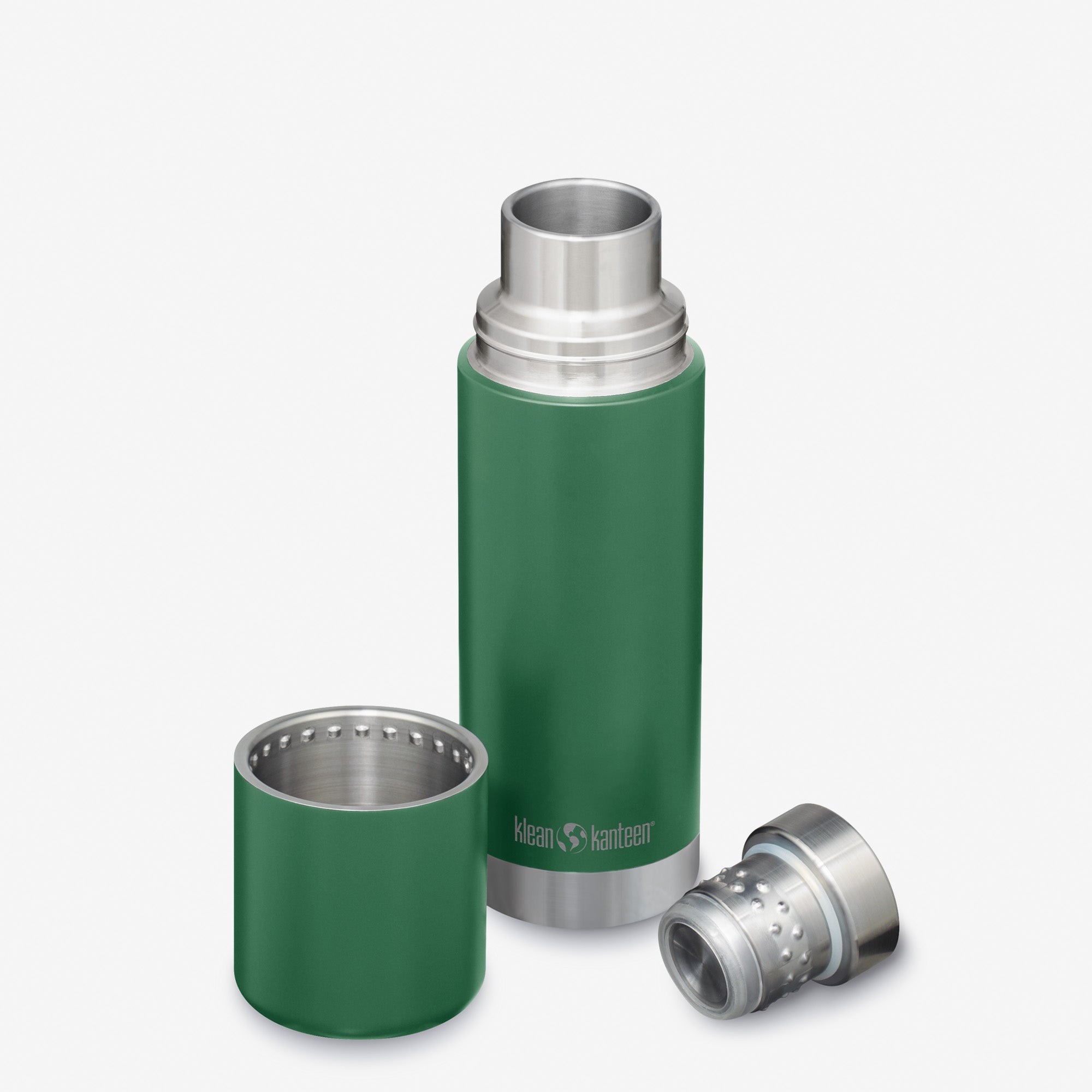 Klean Kanteen TKWide 16 oz Insulated Bottle with Cafe Cap (Fresh Pine Green)