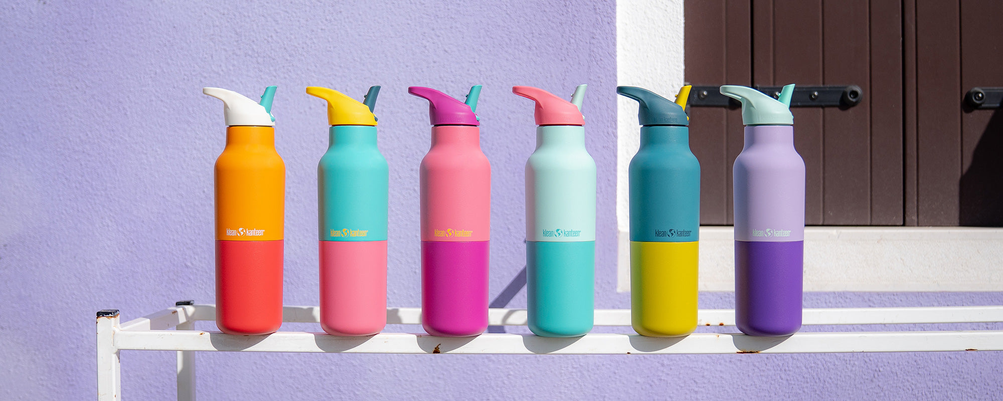 Kaleidoscope Bright Bold Color Water Bottles