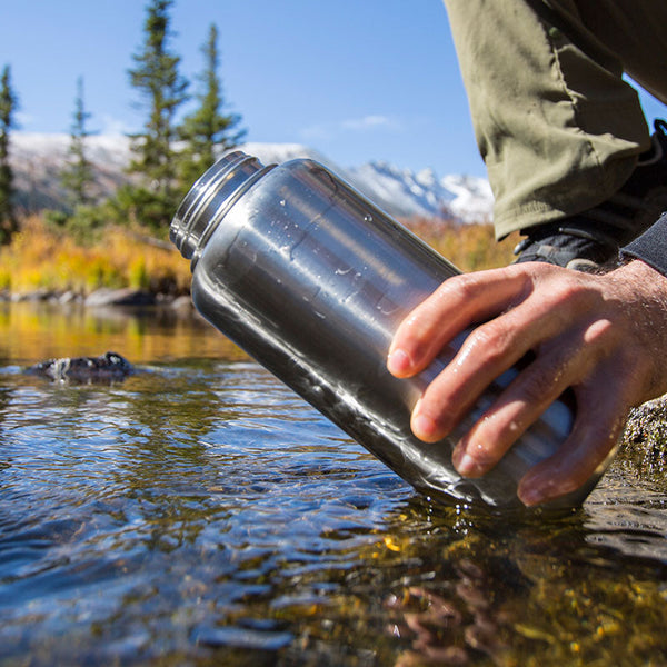 Non-Insulated Wide Mouth Steel Water Bottles | Klean Kanteen