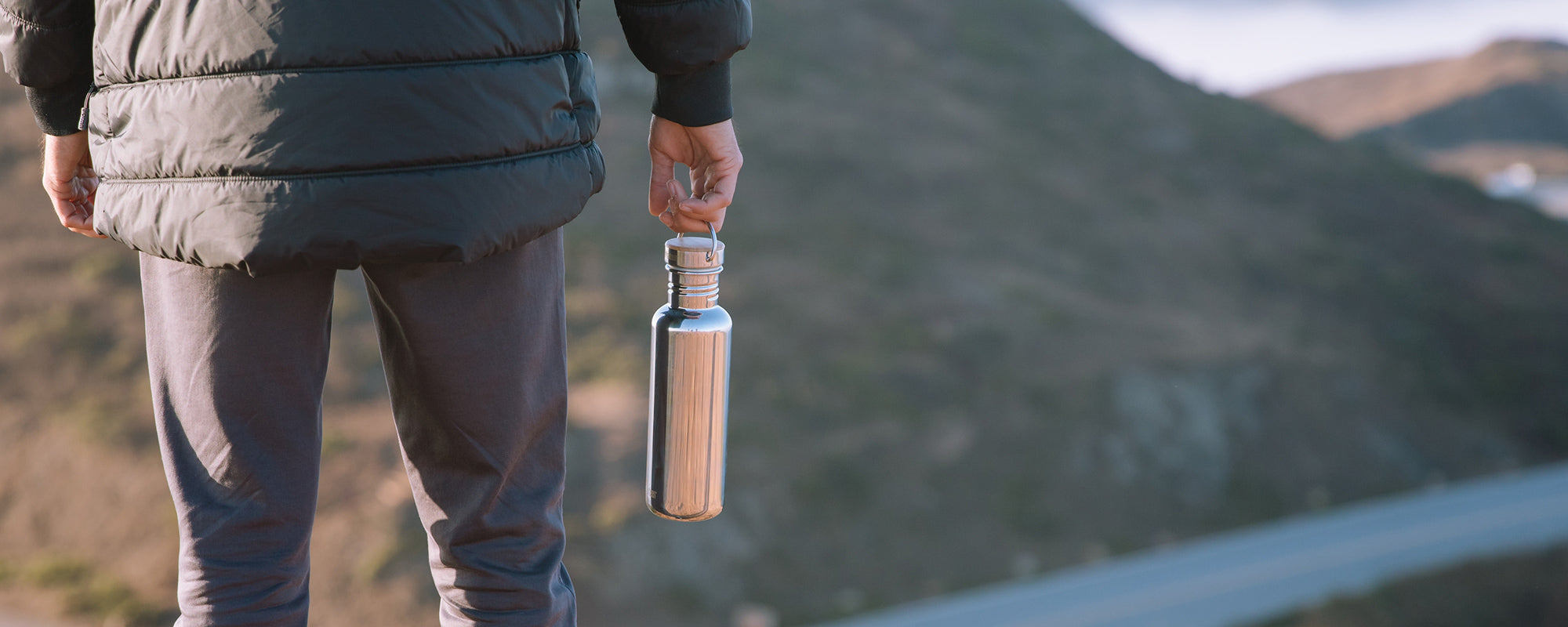 Reflect All Stainless Water Bottle with Bamboo Cap