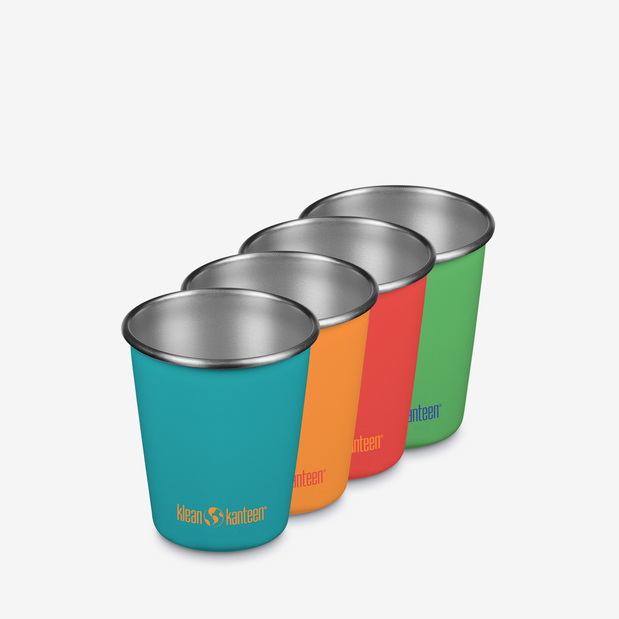 10oz Steel Cup 4-Pack - Beach Ball