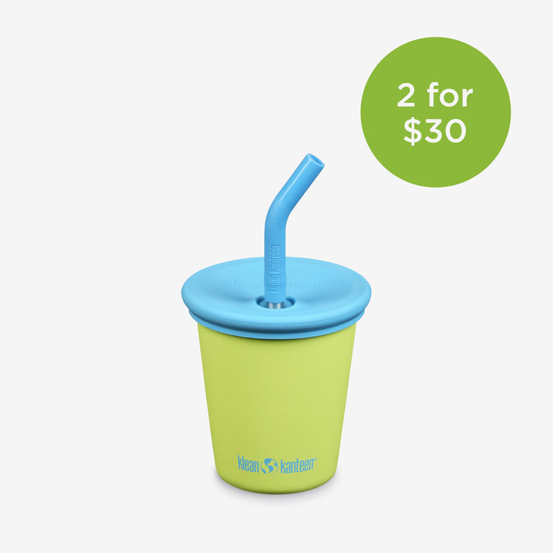 10oz Kid's Sippy Cup with Straw - Lime Green - 2 for $30