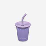 10oz Kid's Sippy Cup with Straw Lid - Paisley Purple color