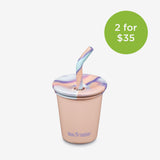 10oz Kid's Cup with Straw - Peach Parfait - 2 for $35