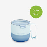 14oz coffee mug - ice blue - 2 for $30