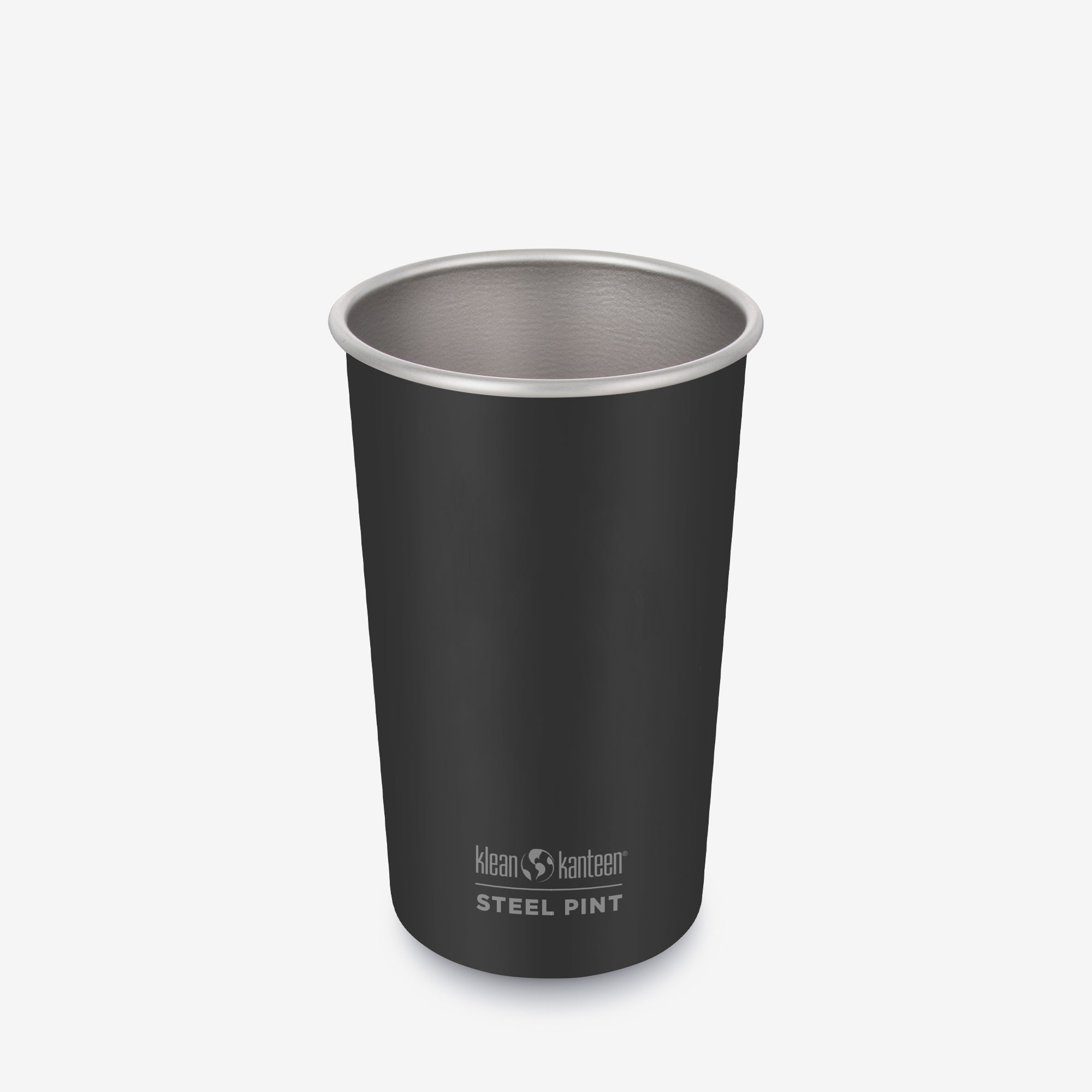 16oz Steel Pint Cup - Black