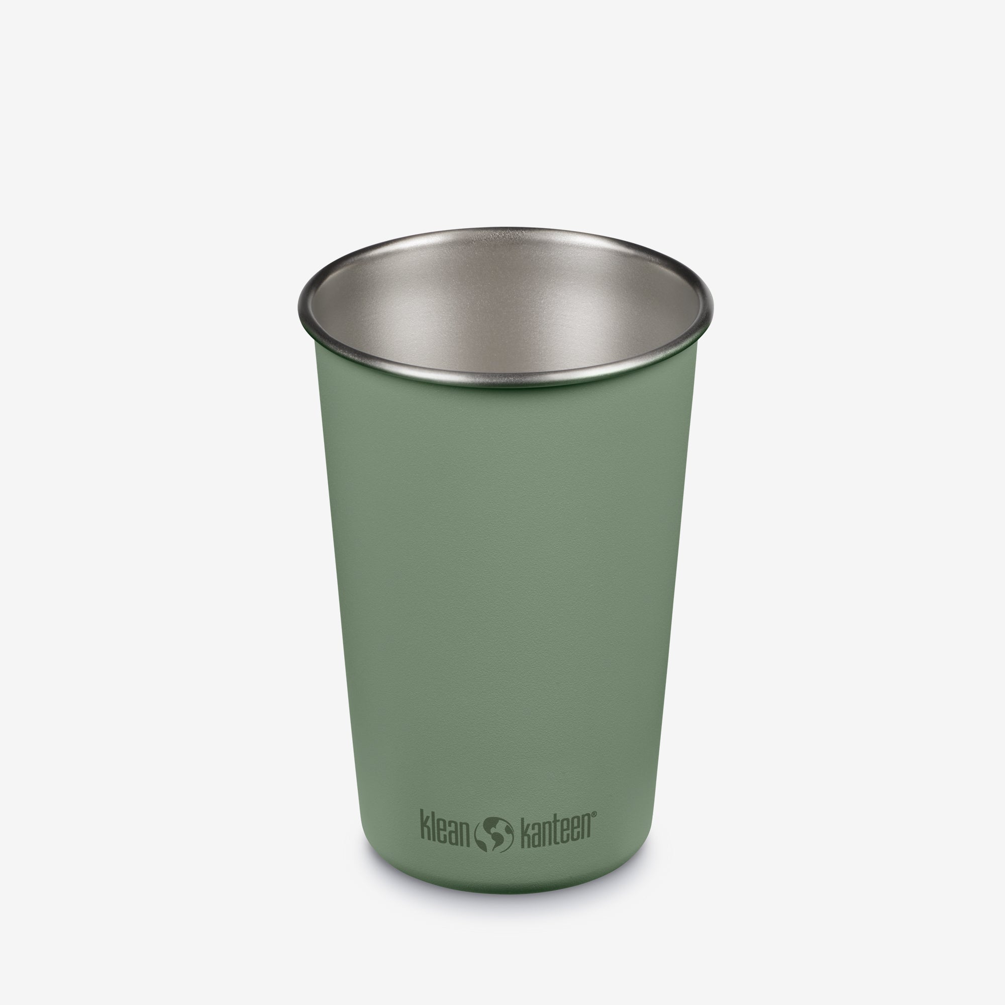 16oz Steel Pint Cup - Sea Spray green
