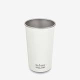 16 oz Steel Pint Cup - White