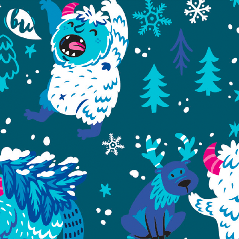 Snow Beasts graphic - artwork