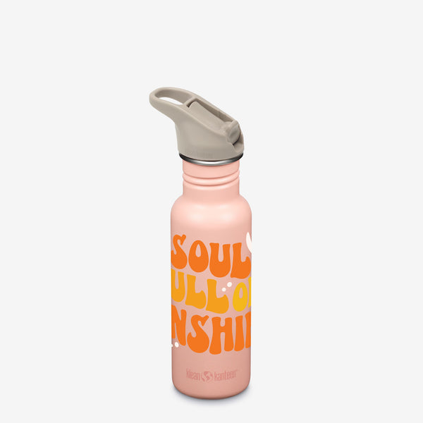 18oz Classic Water Bottle with Flip Seal Sport Cap - Soul Full of Sunshine