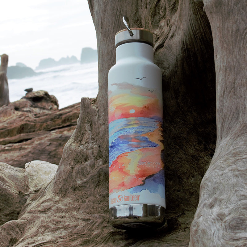 Earth Day Bottle - on beach