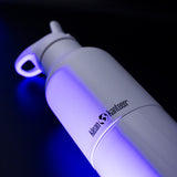 White water bottle with klean kanteen logo