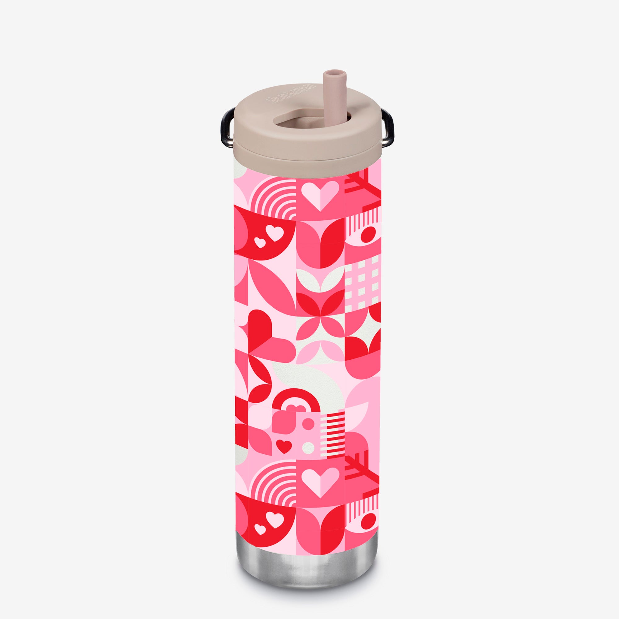 Valentine's Day Graphic Water Bottle with Straw - 20oz | Klean Kanteen