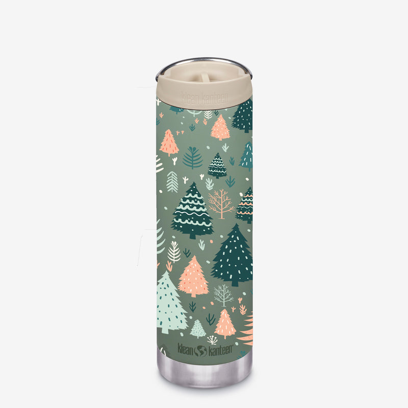 20oz tumbler with winter pines graphic