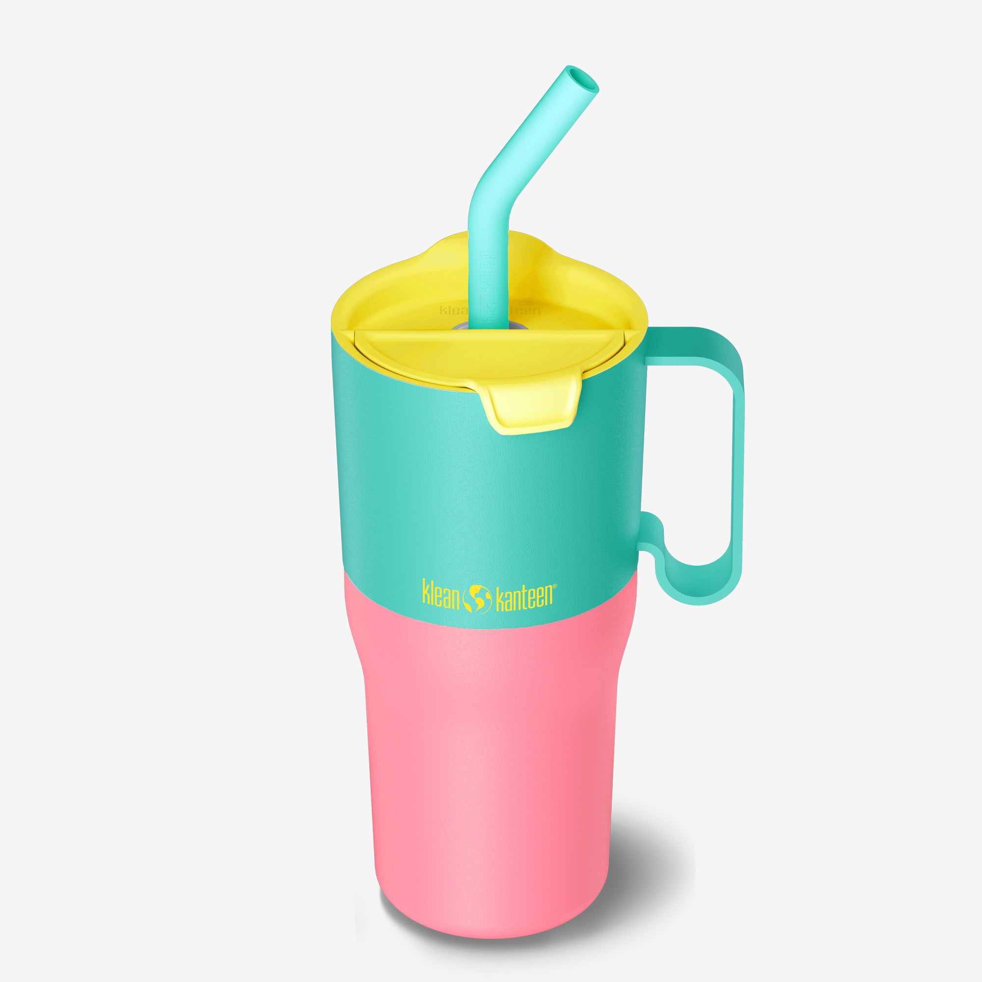 Insulated Tumbler with Straw Lid and Handle, 26oz Rise | Klean Kanteen